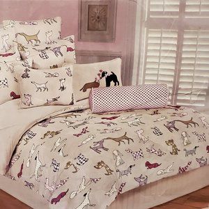 Thro full/queen microluxe comforter set